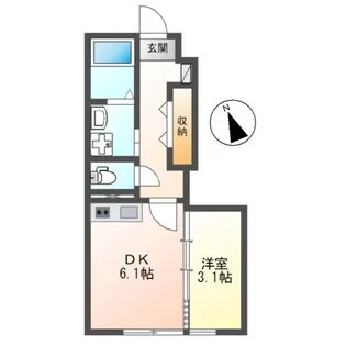 エルノルテ【1階】の間取り