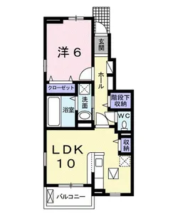 リントリーハウスⅡ【1階】の間取り