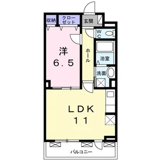 ファミーユ【3階】の間取り