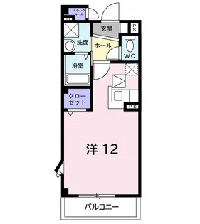 ラ ヌーヴェル メゾン【1階】の間取り