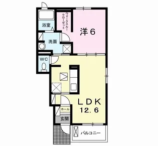 スカイ ブリーズ【1階】の間取り