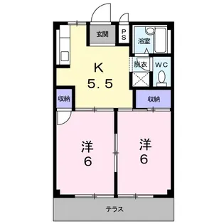 ラベンダーハウス【1階】の間取り