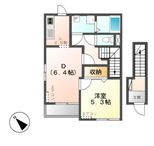 アリエッタ コート A【2階】の間取り