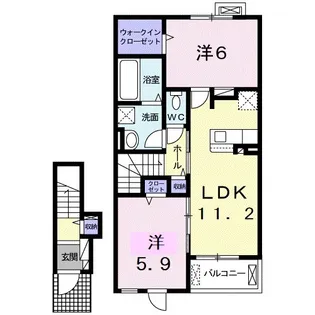 ルーチェ【2階】の間取り