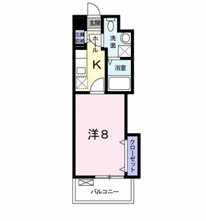 ラフィナット馬塚【2階】の間取り