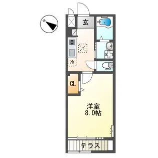 コンフォースⅡ【1階】の間取り