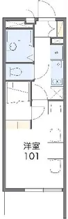 レオパレストトロ【101号室】の間取り