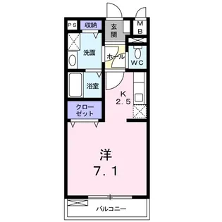 ロワール【2階】の間取り