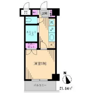 エスペランサ板橋【4階】の間取り