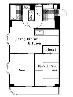 マインズビル【405号室】の間取り