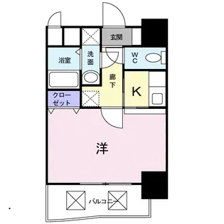 セレーノ・コンフォート大手門【13階】の間取り