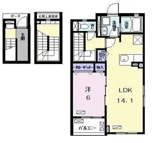ベルフォーレ【3階】の間取り