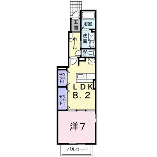 ネオ フレージュⅠ【1階】の間取り