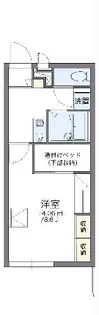 レオパレス明和【1階】の間取り