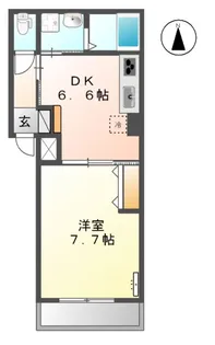 クレッセントコート【1階】の間取り