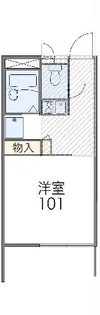 レオパレスさいわい【3階】の間取り