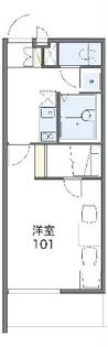 レオパレス美行【3階】の間取り