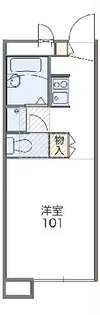 レオパレスグランドゥール【2階】の間取り