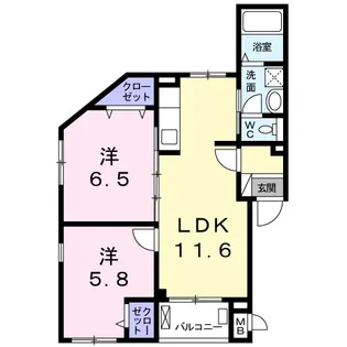 メゾン ド ビオレ【3階】の間取り
