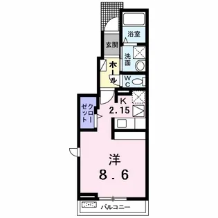 LA PORTE【1階】の間取り