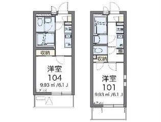 クレイノマッティーナ【202号室】の間取り