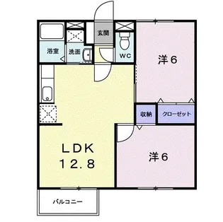 エトワール畔見 A【2階】の間取り