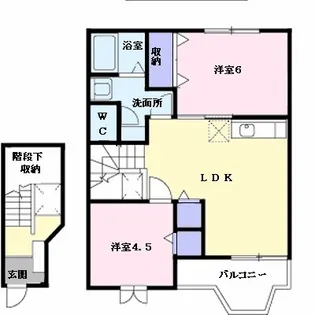 リバティサイトウⅡ【2階】の間取り