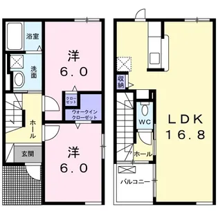 アルモニー【1階】の間取り