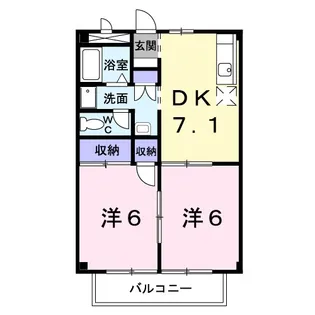 シーサイドヒルズ【2階】の間取り