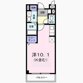 アグレイア【1階】の間取り