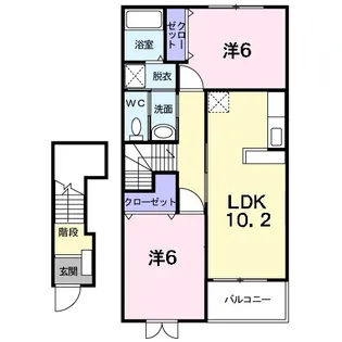 プログレス【2階】の間取り