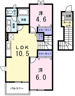 フェーンコート【2階】の間取り
