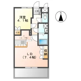 クランテプラース(clarte.place)【1階】の間取り