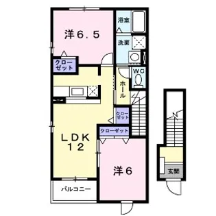サンレジデンス【2階】の間取り