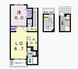 エテルナ【3階】の間取り