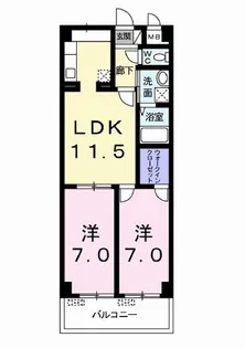 グラン・ルミエール【4階】の間取り