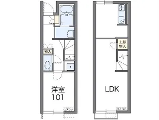 レオネクストユニオン【1階】の間取り