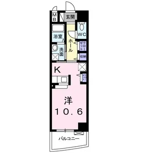 ミニヨン マリアージュ【302号室】の間取り