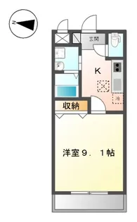 アリエッタ赤塚【1階】の間取り