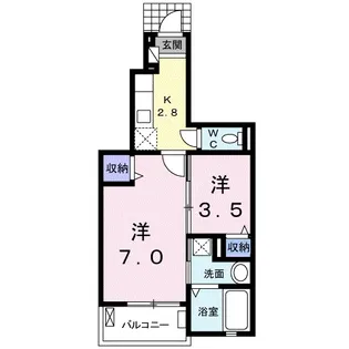 シルフィード【1階】の間取り