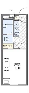 レオパレスPASO 【1階】の間取り