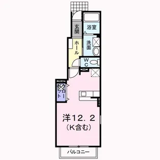 アクシーヌ【1階】の間取り
