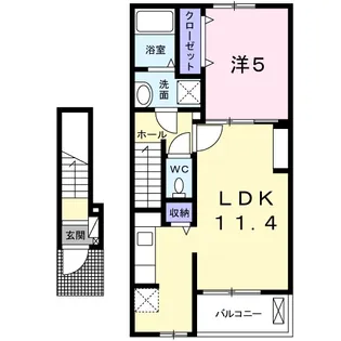 カーサトレ【202号室】の間取り