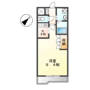 ベル・グラース【1階】の間取り