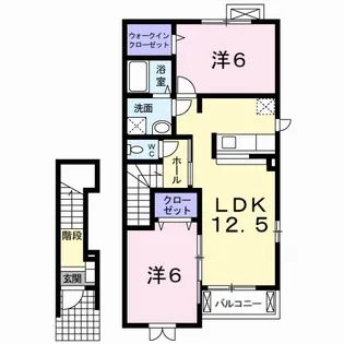 セントラル アンジュⅡ【2階】の間取り