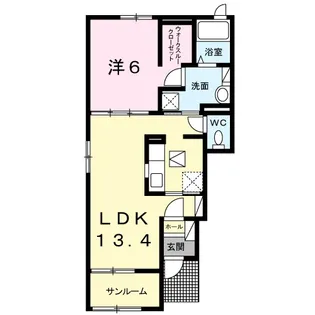 グランドール・T【101号室】の間取り