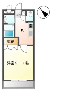 プロニティ・ガーデン【2階】の間取り