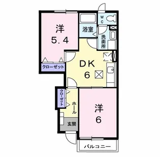 白蔵ⅢB【1階】の間取り
