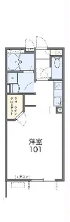 レオネクストCasa宮町【101号室】の間取り