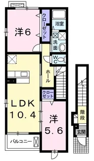 サングレイス Ⅱ【2階】の間取り